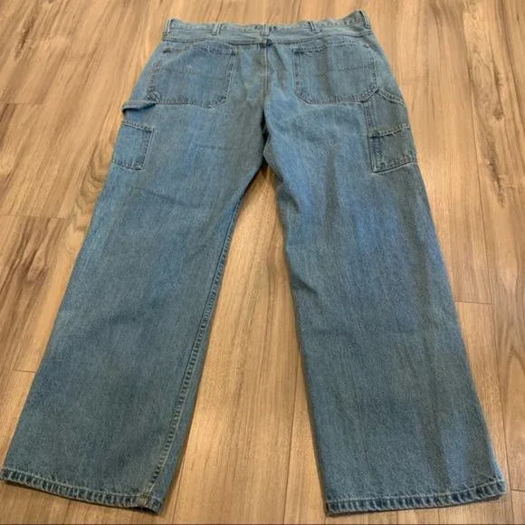 ☀️ 3/$15 George Carpenter Jeans - Relaxed Straight Leg - Medium Blue - Picture 6 of 9